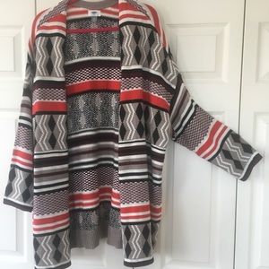 Old Navy 2x Plus Aztec Cardigan